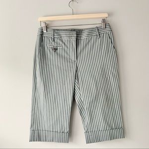 BCBG MaxAzria  Pinstripe Bermuda Dress Shorts